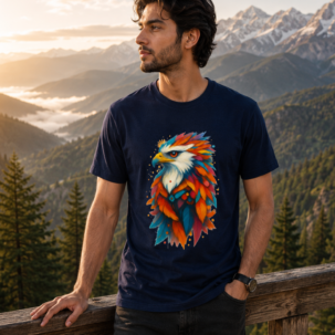 Eagle Feather T Shirt Wildlife Graphic Design